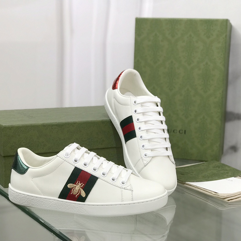 Gucci Ace Sneaker With Bee - PerfectKickZ