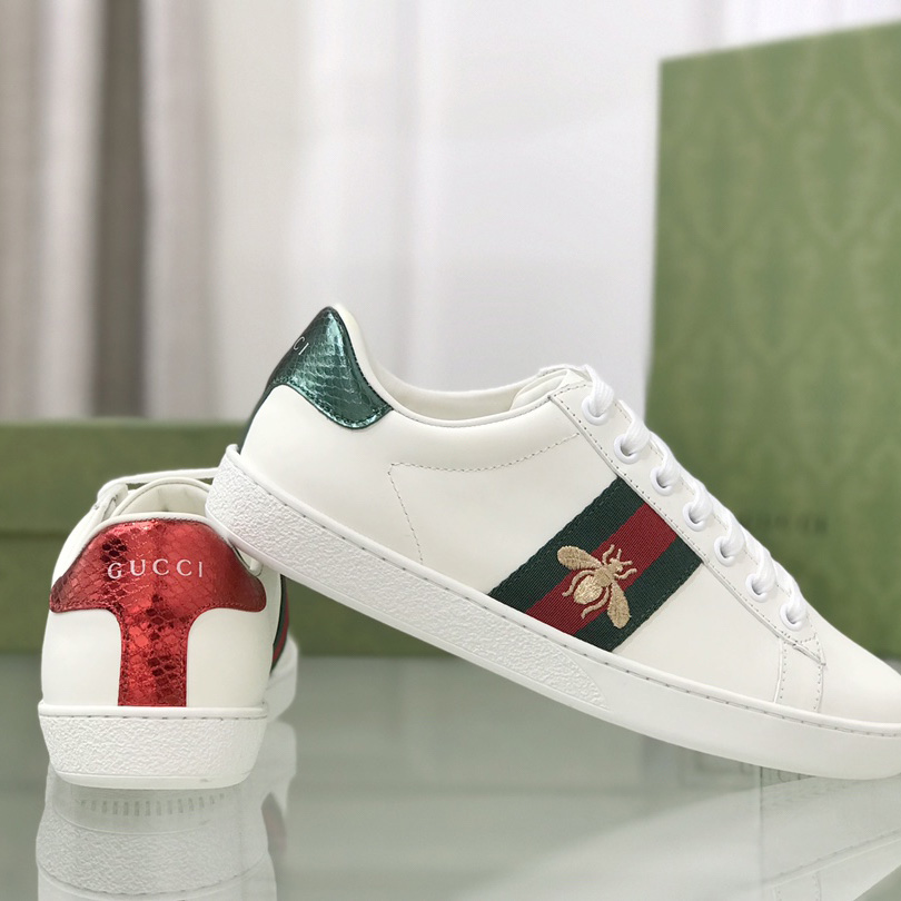 Gucci Ace Sneaker With Bee - PerfectKickZ