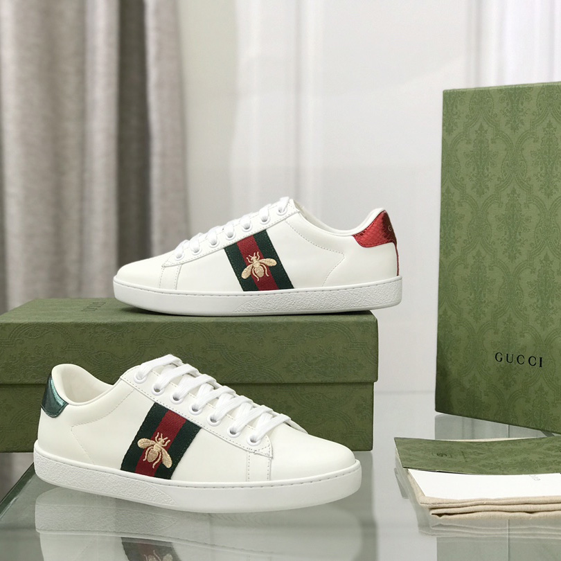 Gucci Ace Sneaker With Bee - PerfectKickZ