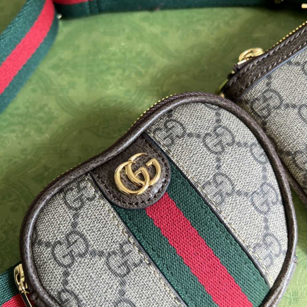 Gucci Ophidia GG Heart Utility Belt(12-11-2cm/20-13cm) - 