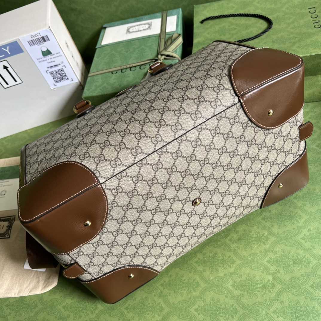 Gucci Duffle Bag With Interlocking G(42-26-24cm) - PerfectKickZ