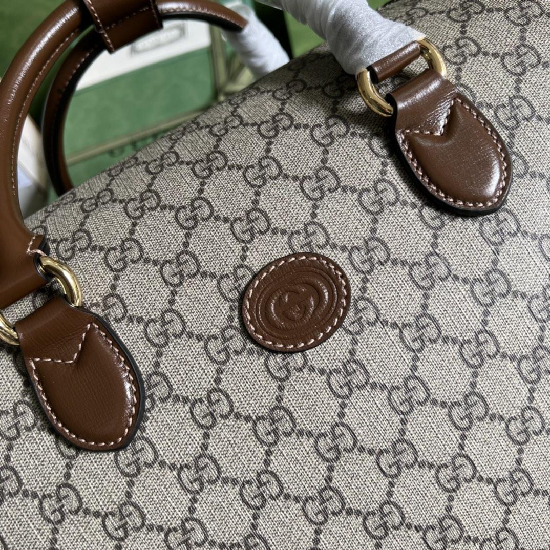 Gucci Duffle Bag With Interlocking G(42-26-24cm) - PerfectKickZ