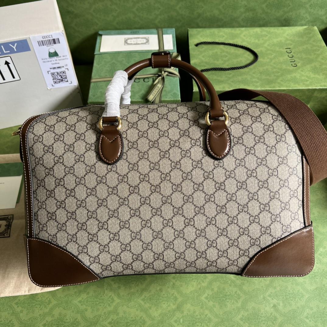 Gucci Duffle Bag With Interlocking G(42-26-24cm) - PerfectKickZ