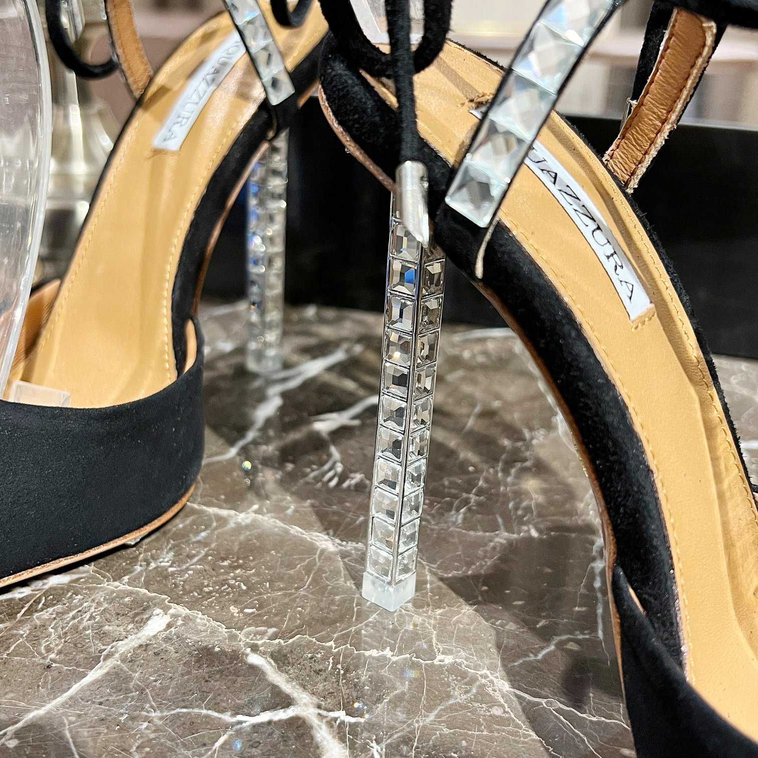 Aquazzura Rock Chic 105 Suede Pumps - PerfectKickZ