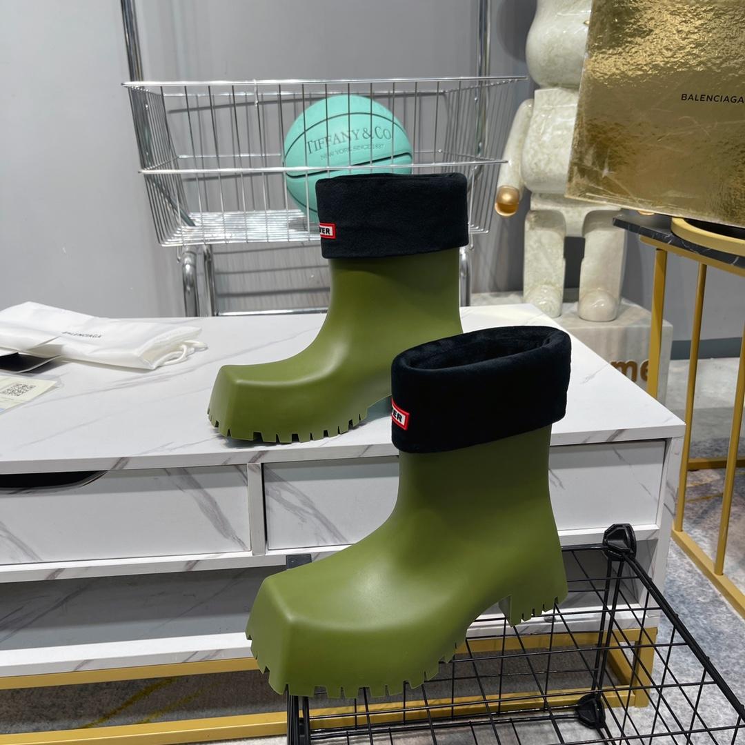 Balenciaga x Hunrer Trooper Rubber Boot  - PerfectKickZ