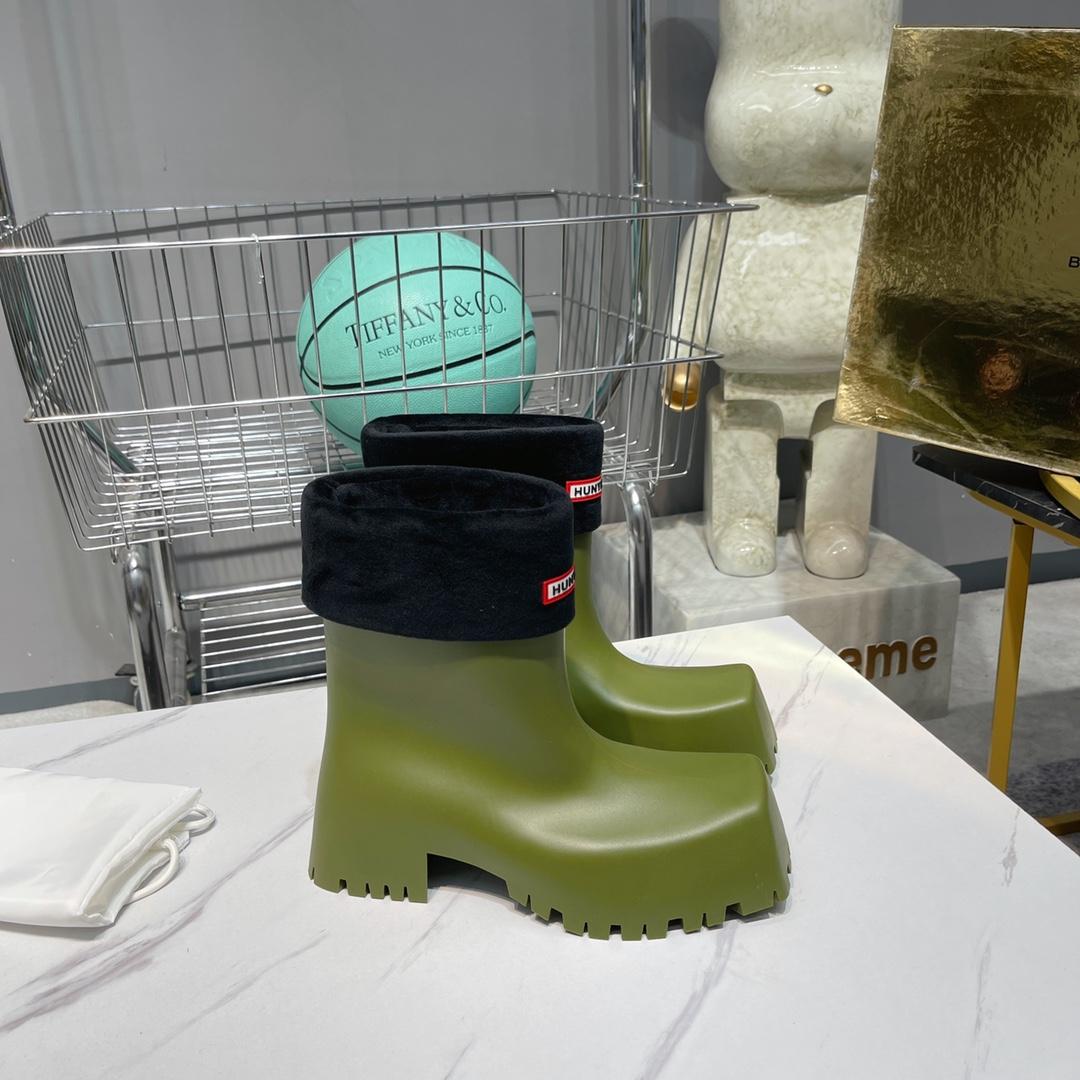 Balenciaga x Hunrer Trooper Rubber Boot  - PerfectKickZ