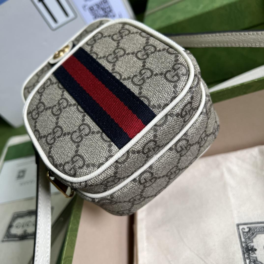Gucci Ophidia GG Mini Bag(12-16-7cm)   - PerfectKickZ