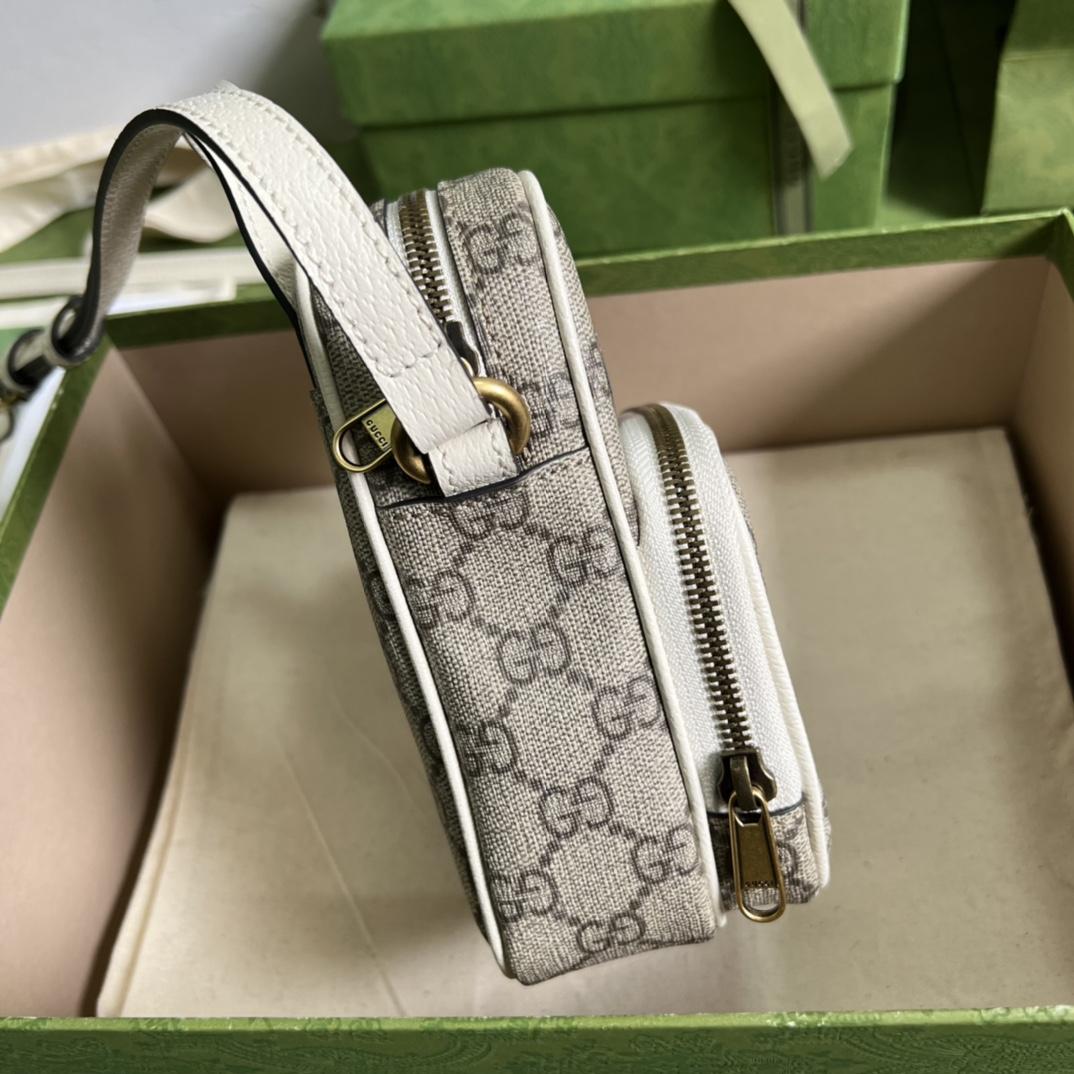 Gucci Ophidia GG Mini Bag(12-16-7cm)   - PerfectKickZ