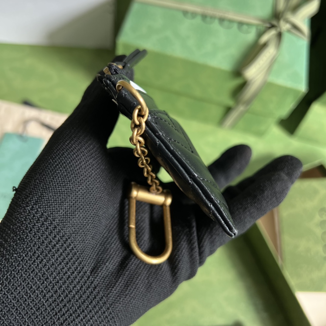 Gucci GG Marmont Keychain Wallet(10-7.5-1cm) - PerfectKickZ