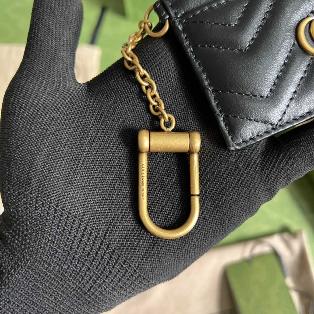 Gucci GG Marmont Keychain Wallet(10-7.5-1cm) - PerfectKickZ