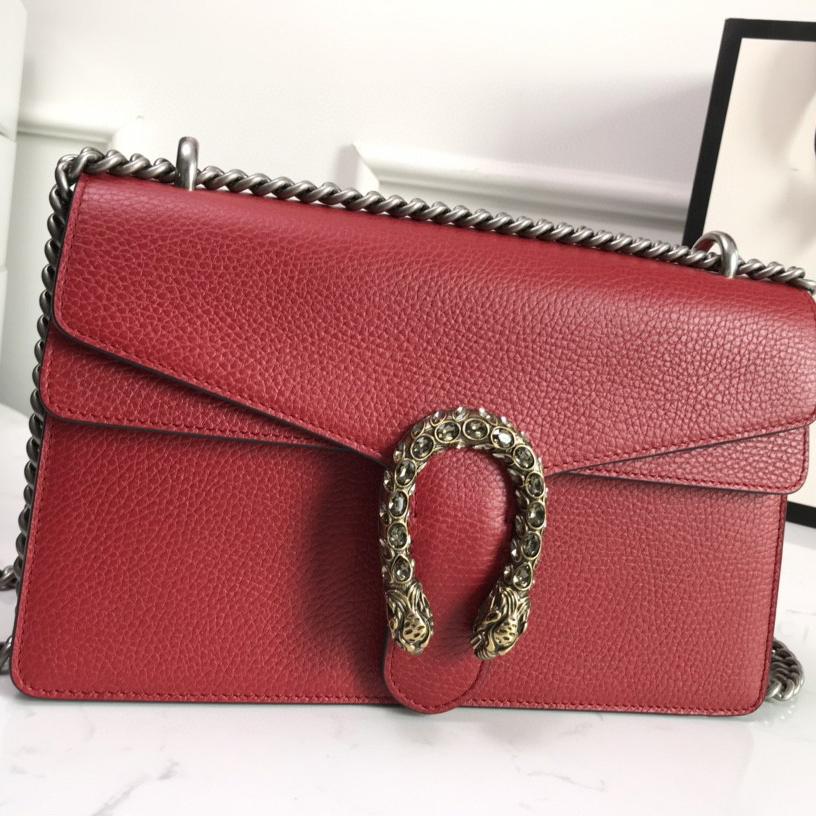 Gucci Dionysus Leather Shoulder Bag(28-18-9cm)   - PerfectKickZ