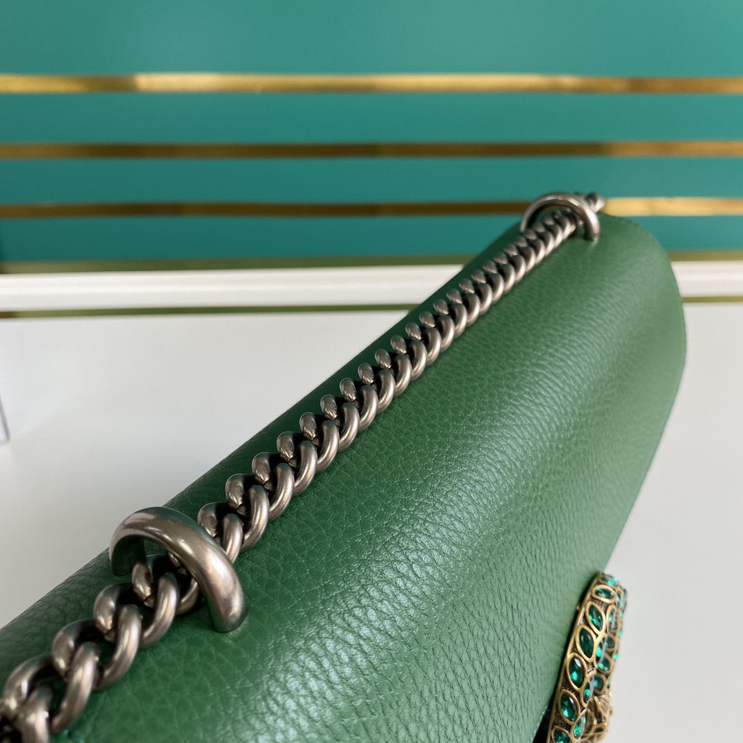 Gucci Dionysus leather shoulder bag(28-17-9cm)   - PerfectKickZ