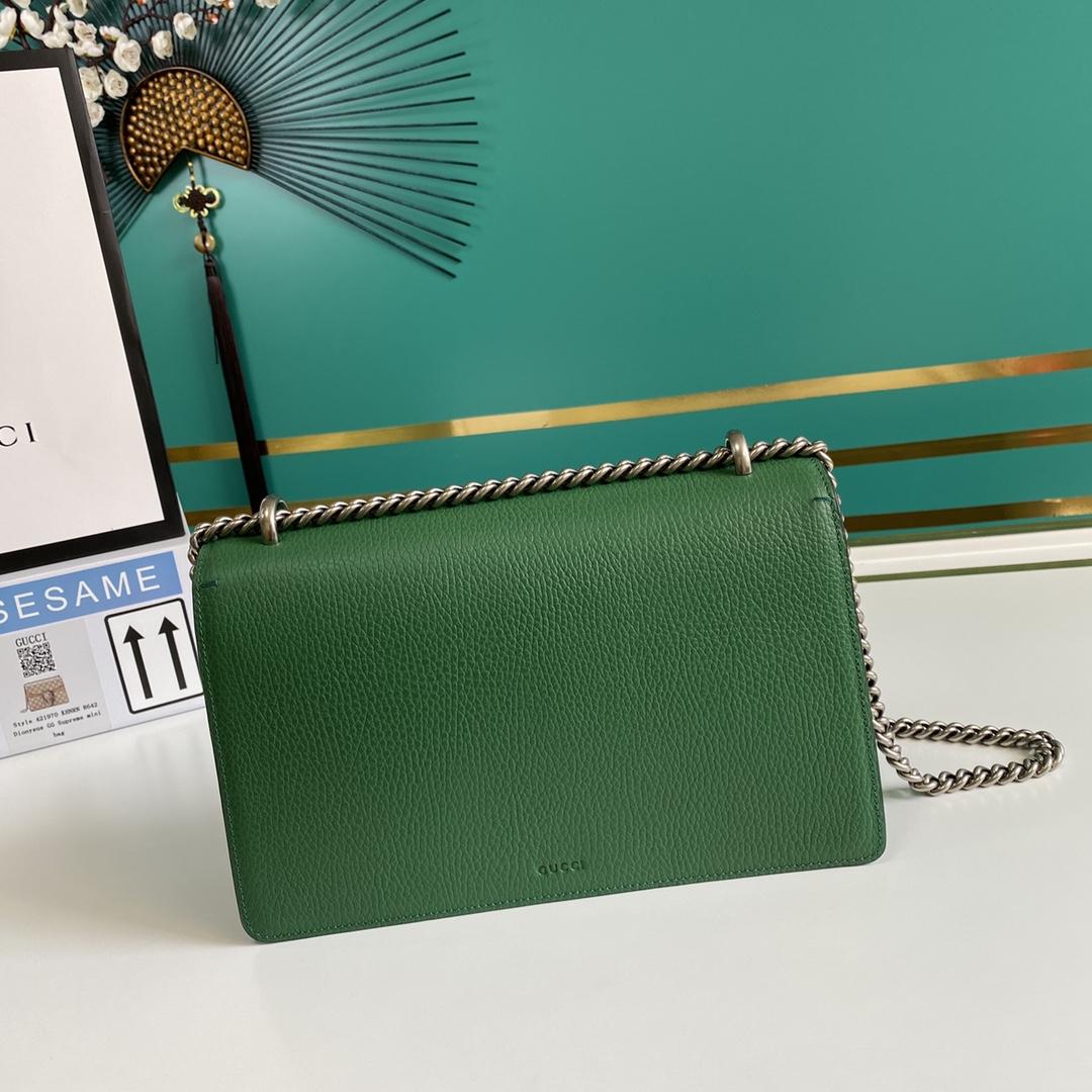 Gucci Dionysus leather shoulder bag(28-17-9cm)   - PerfectKickZ