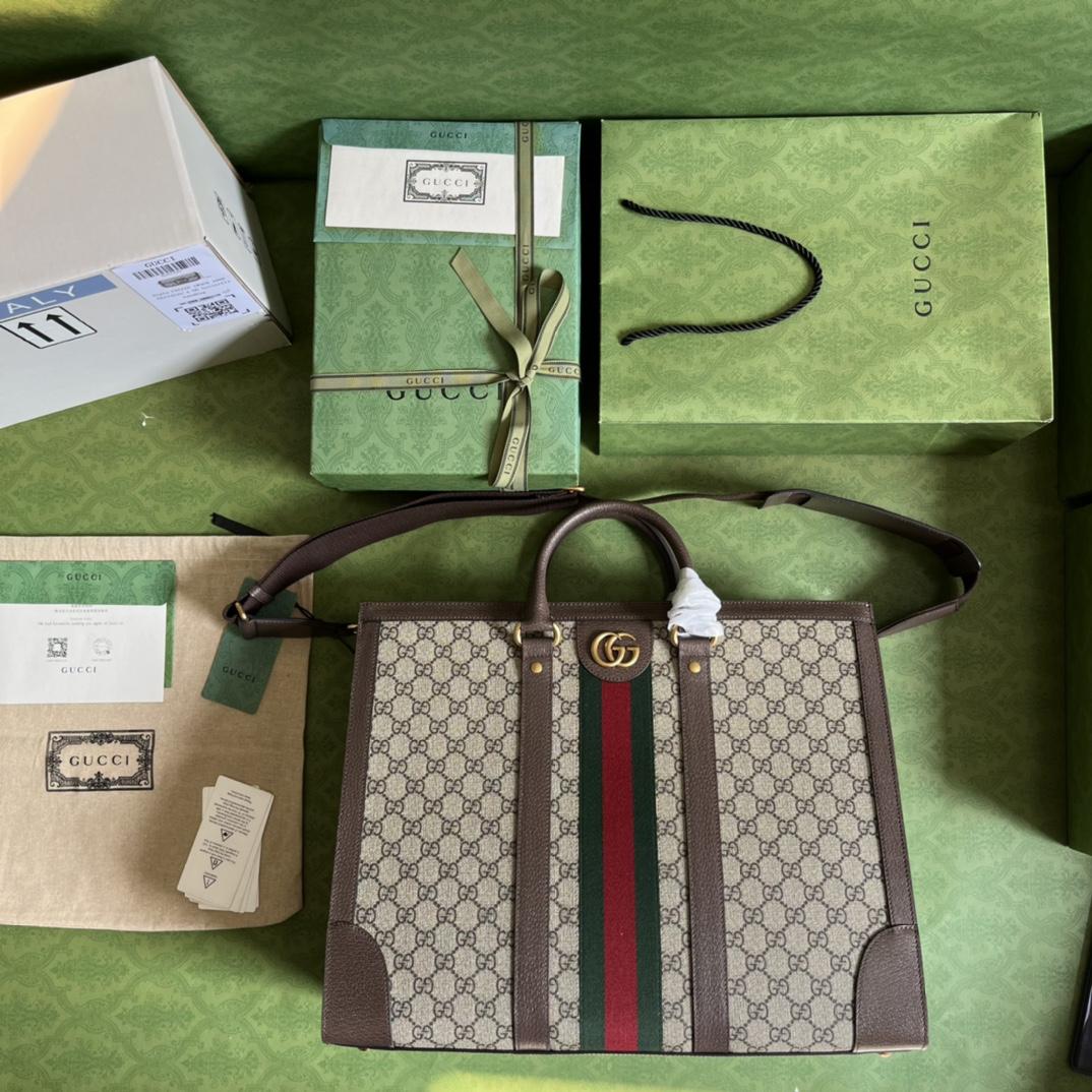 Gucci Ophidia Large Tote Bag(43-35-18.5CM)   - PerfectKickZ