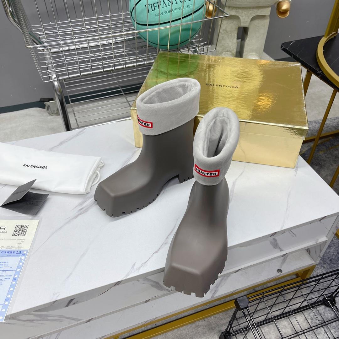 Balenciaga x Hunrer Trooper Rubber Boot  - PerfectKickZ