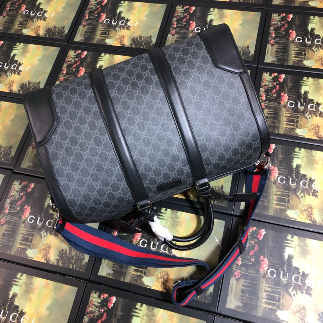 Gucci GG Black Carry-On Duffle - PerfectKickZ