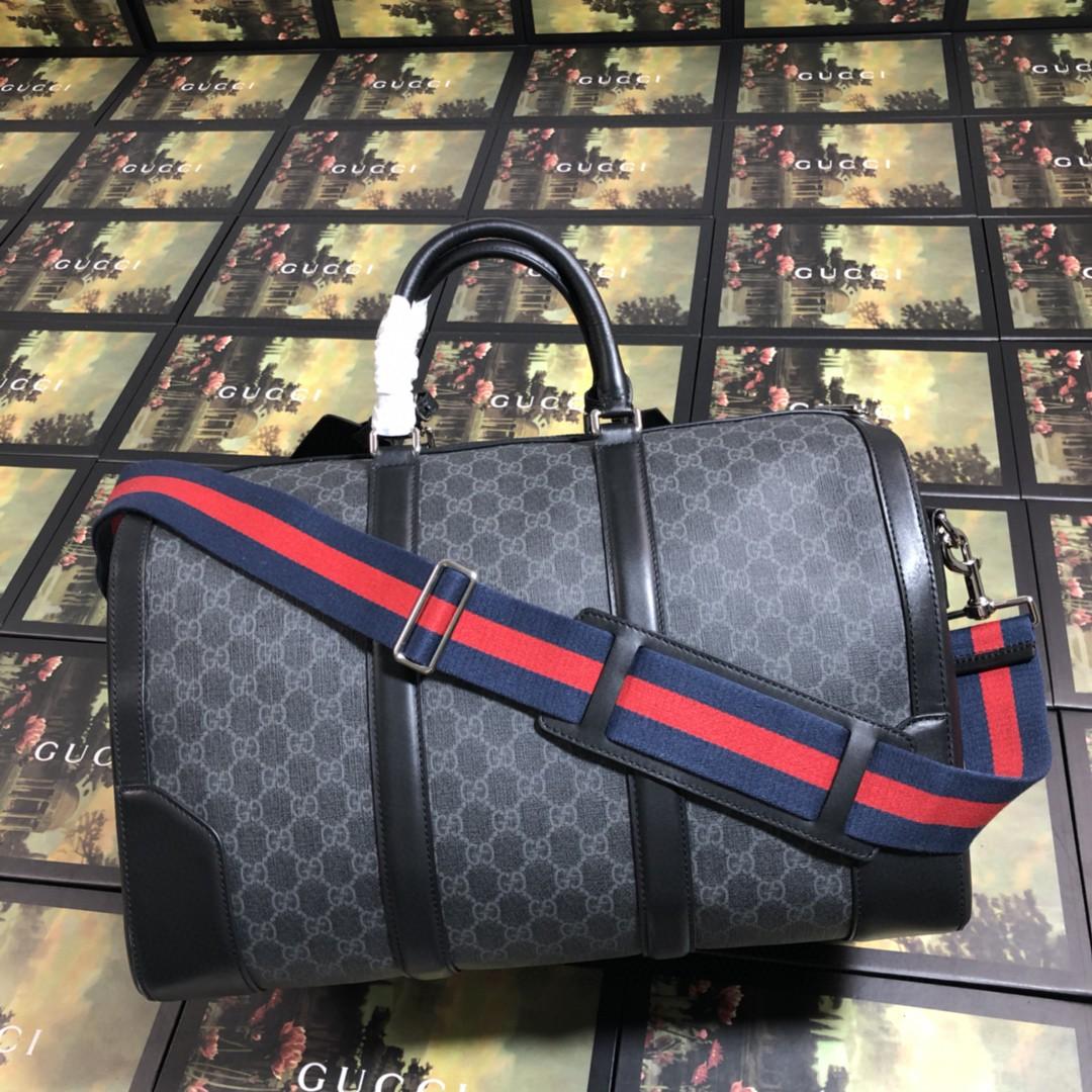 Gucci GG Black Carry-On Duffle - PerfectKickZ