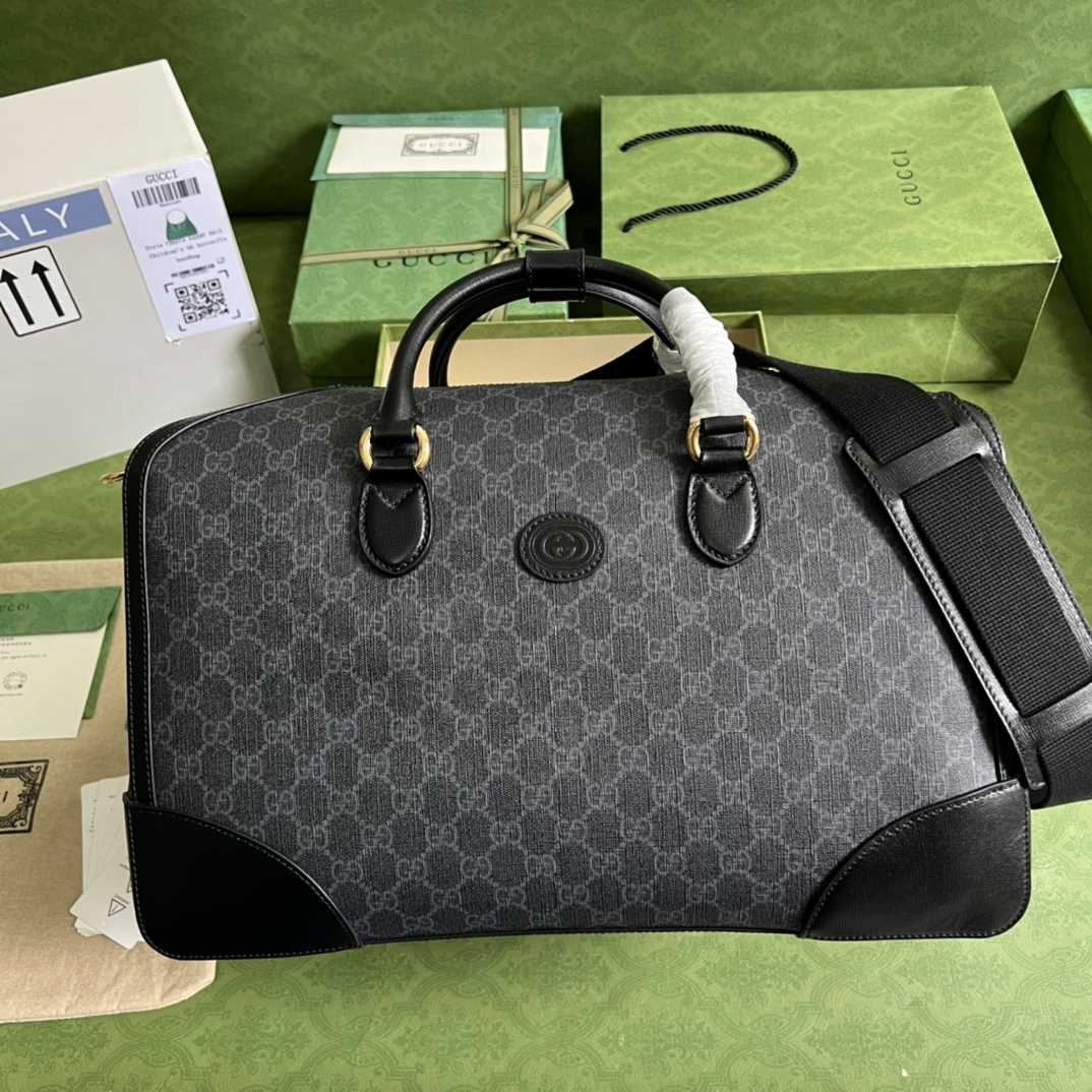 Gucci Duffle Bag With Interlocking G(42-26-24cm) - PerfectKickZ