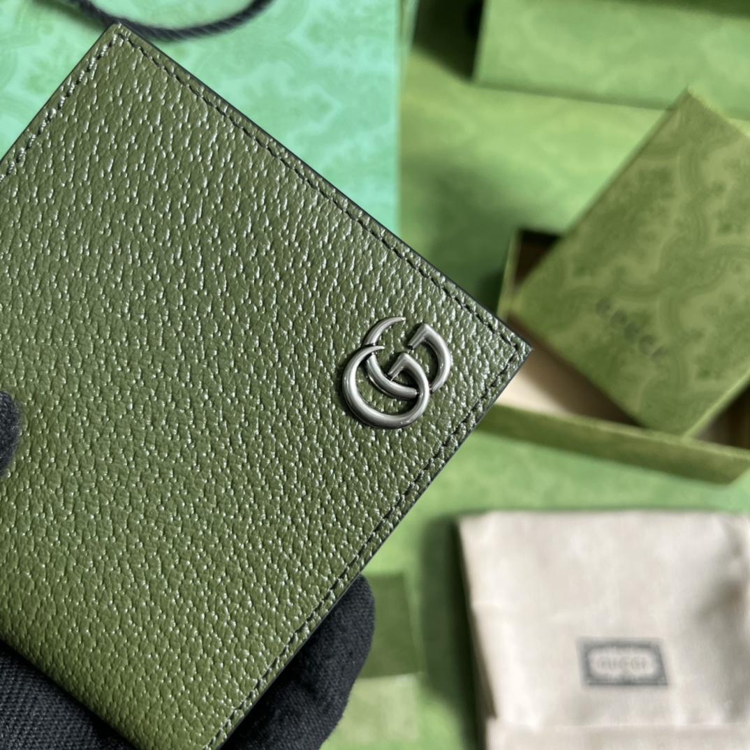Gucci GG Marmont Leather Bi-Fold Wallet(21-9cm) - PerfectKickZ