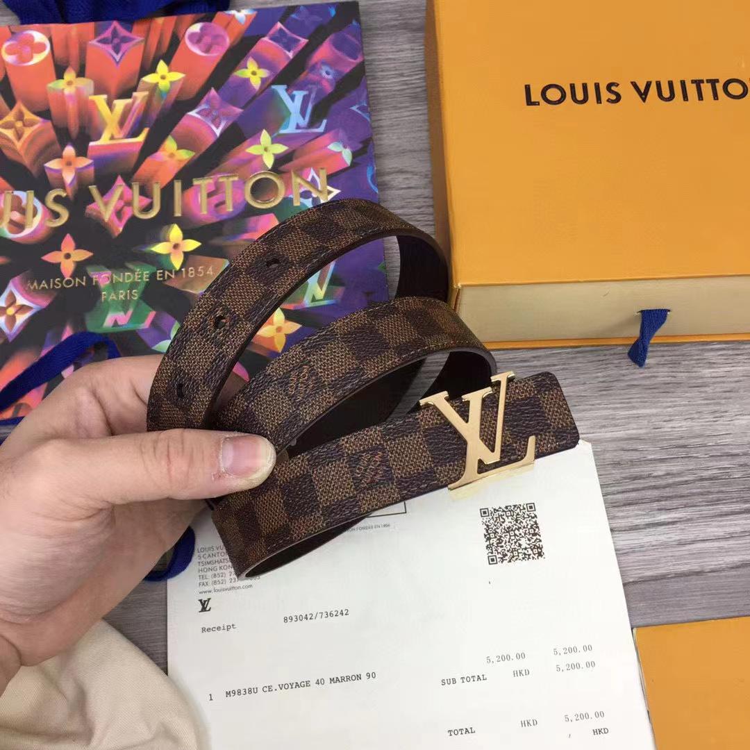 Louis Vuitton Monogram Belt - PerfectKickZ