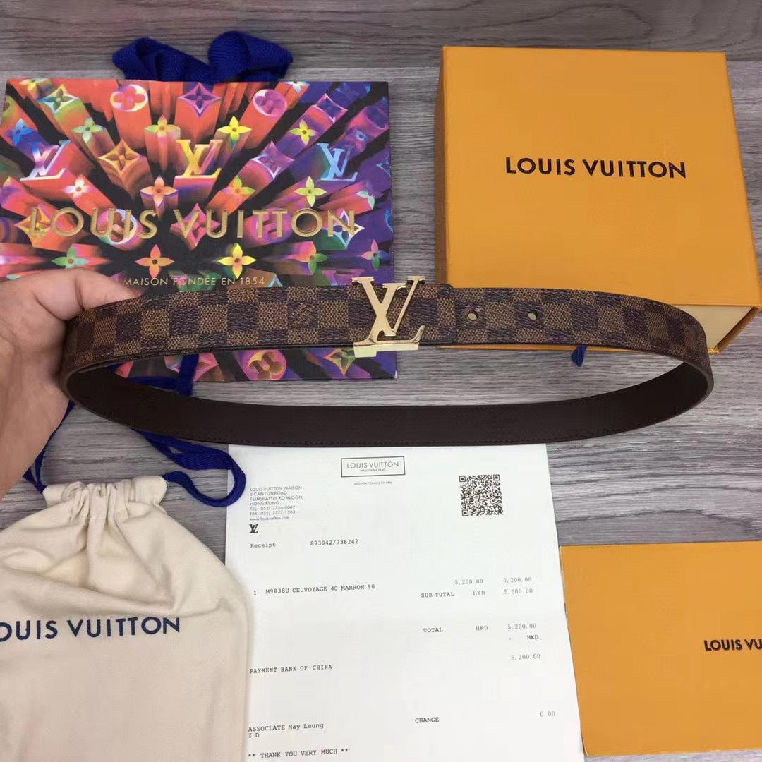 Louis Vuitton Monogram Belt - PerfectKickZ