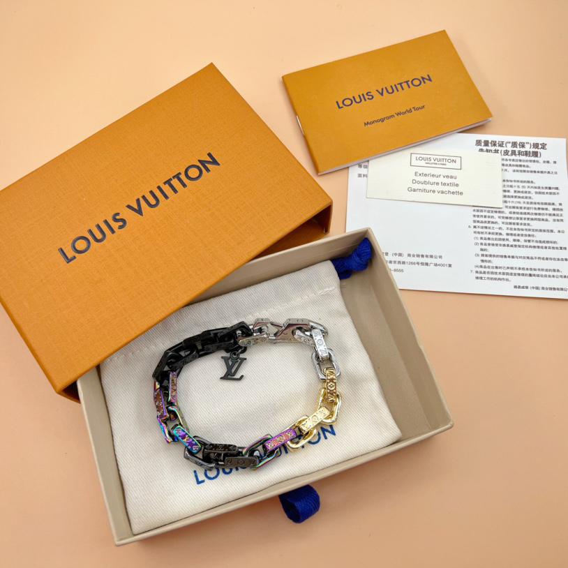 Louis Vuitton Paradise Chain Bracelet   M0070L - PerfectKickZ