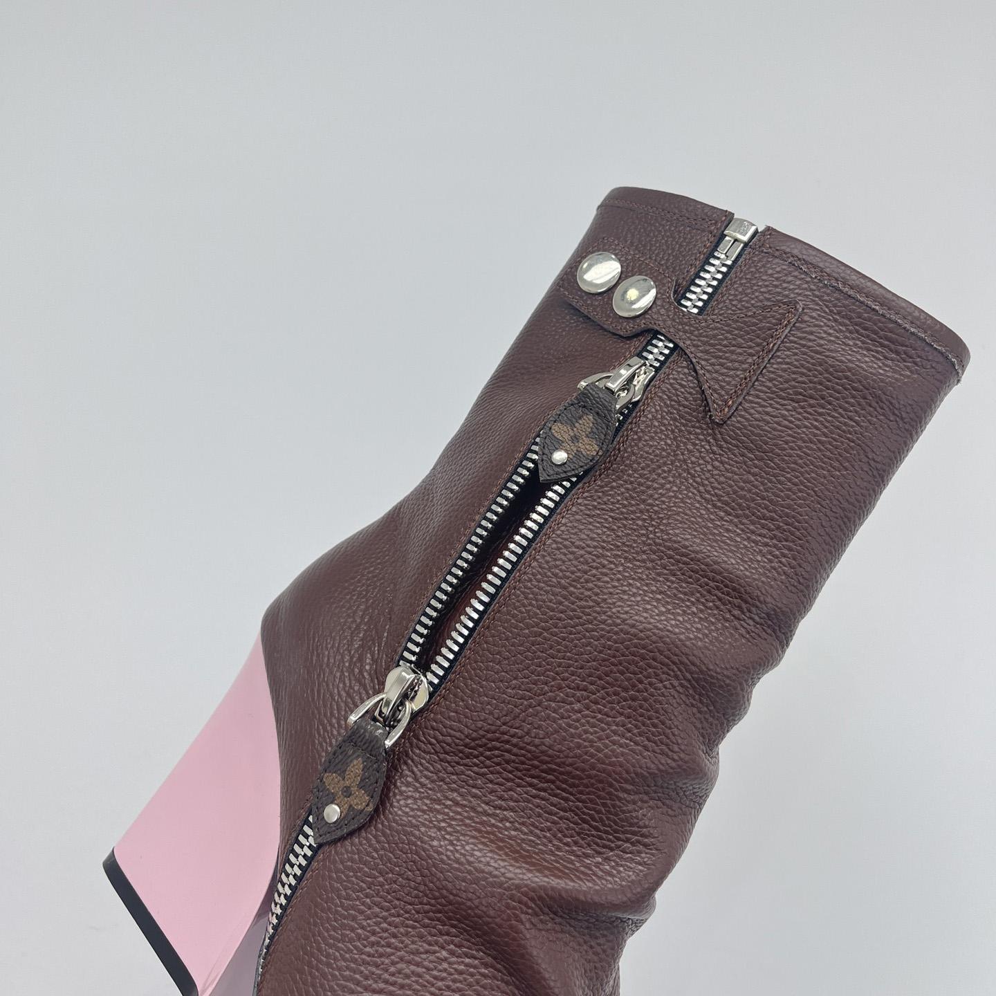 Louis Vuitton Patti Wedge Half Boot - PerfectKickZ