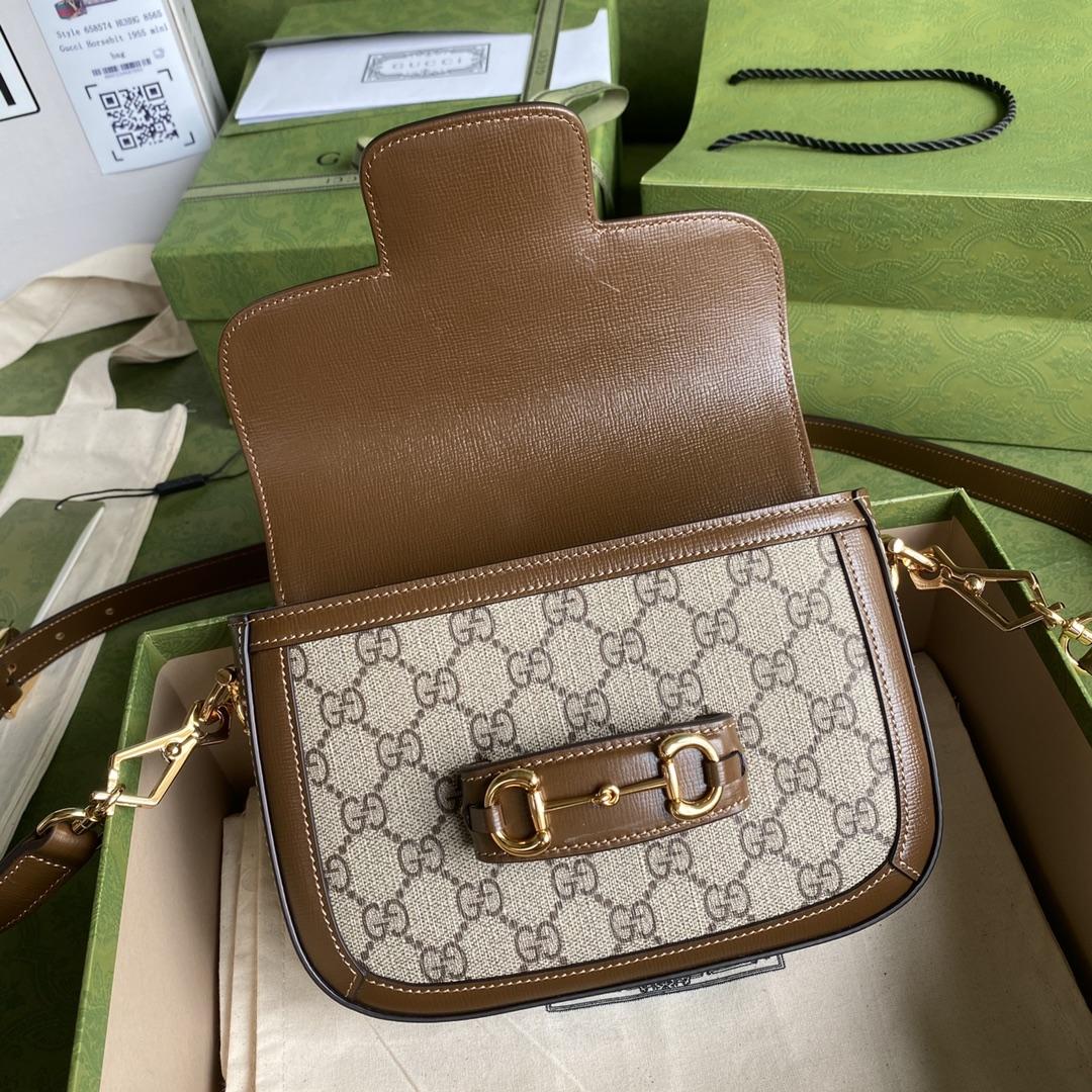 Gucci Horsebit 1955 Mini Bag(20.5-14-5cm)   - PerfectKickZ