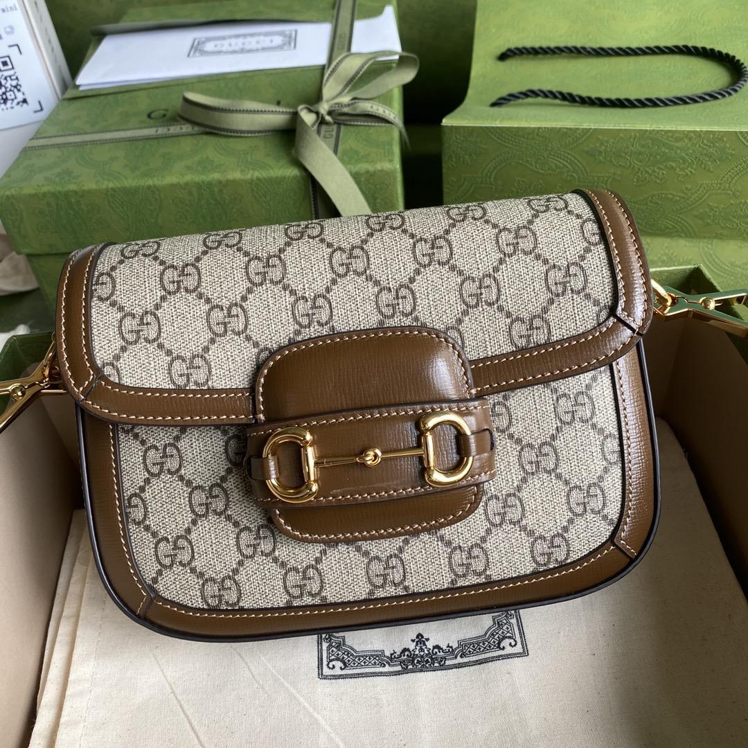 Gucci Horsebit 1955 Mini Bag(20.5-14-5cm)   - PerfectKickZ
