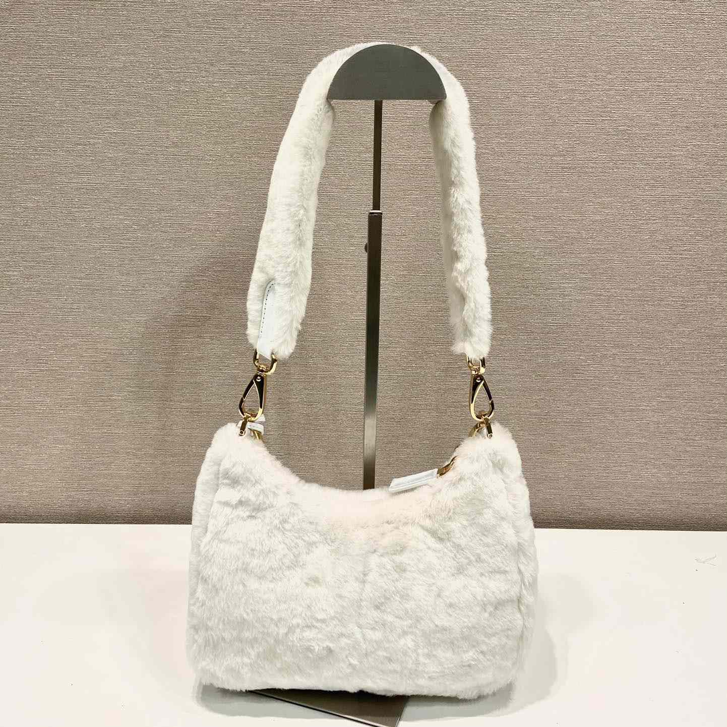 Prada Shearling Mini Bag(23-17-8cm) - PerfectKickZ