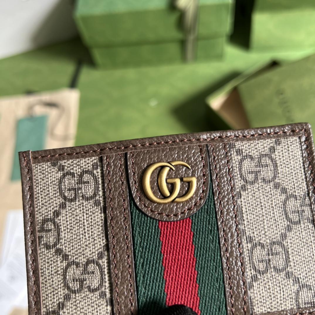 Gucci Ophidia GG Card Case(11-7cm) - PerfectKickZ