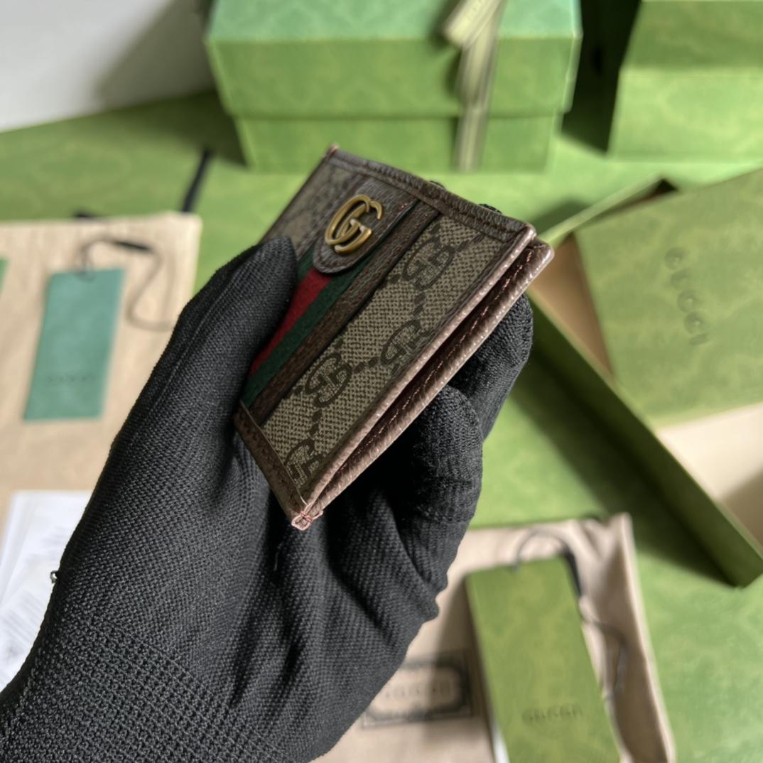 Gucci Ophidia GG Card Case(11-7cm) - PerfectKickZ
