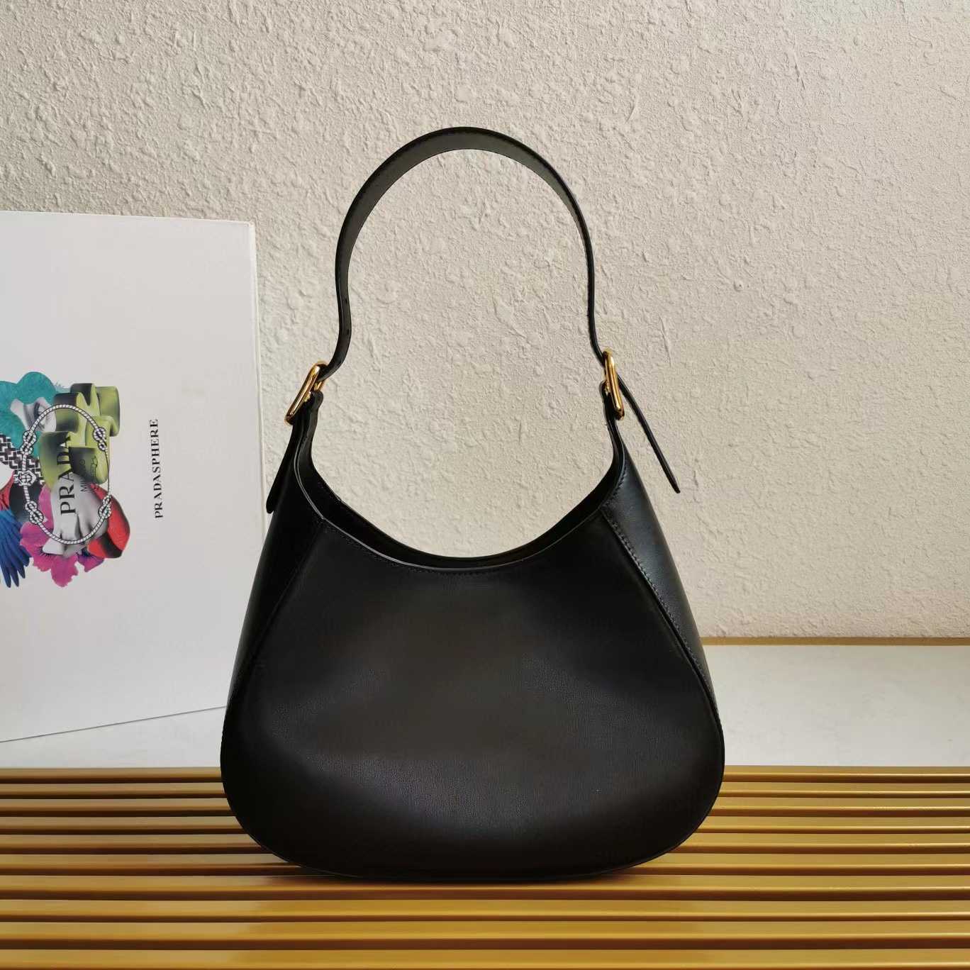 Prada Prada Cleo brushed leather shoulder bag(27-20-7cm) - PerfectKickZ