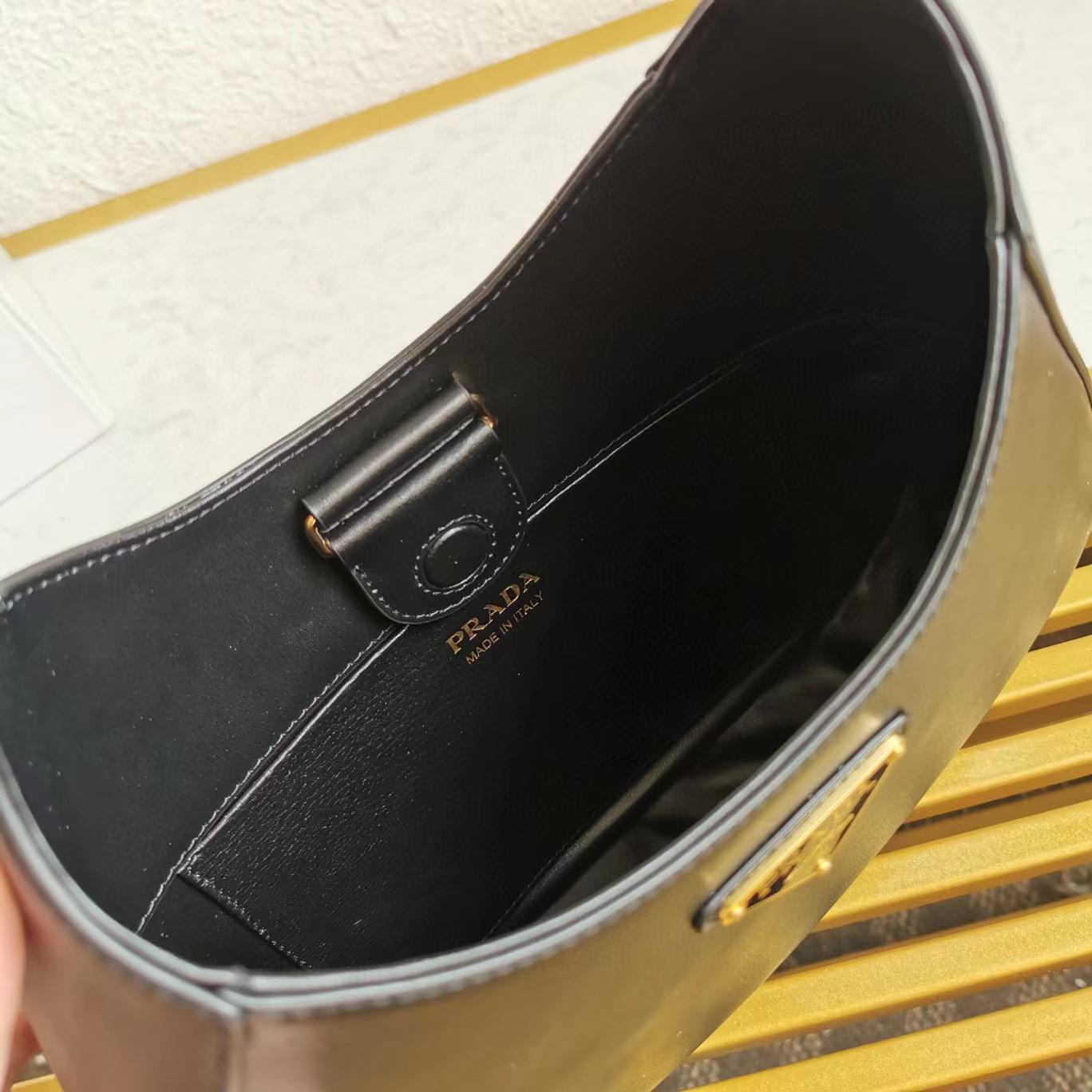 Prada Prada Cleo brushed leather shoulder bag(27-20-7cm) - PerfectKickZ