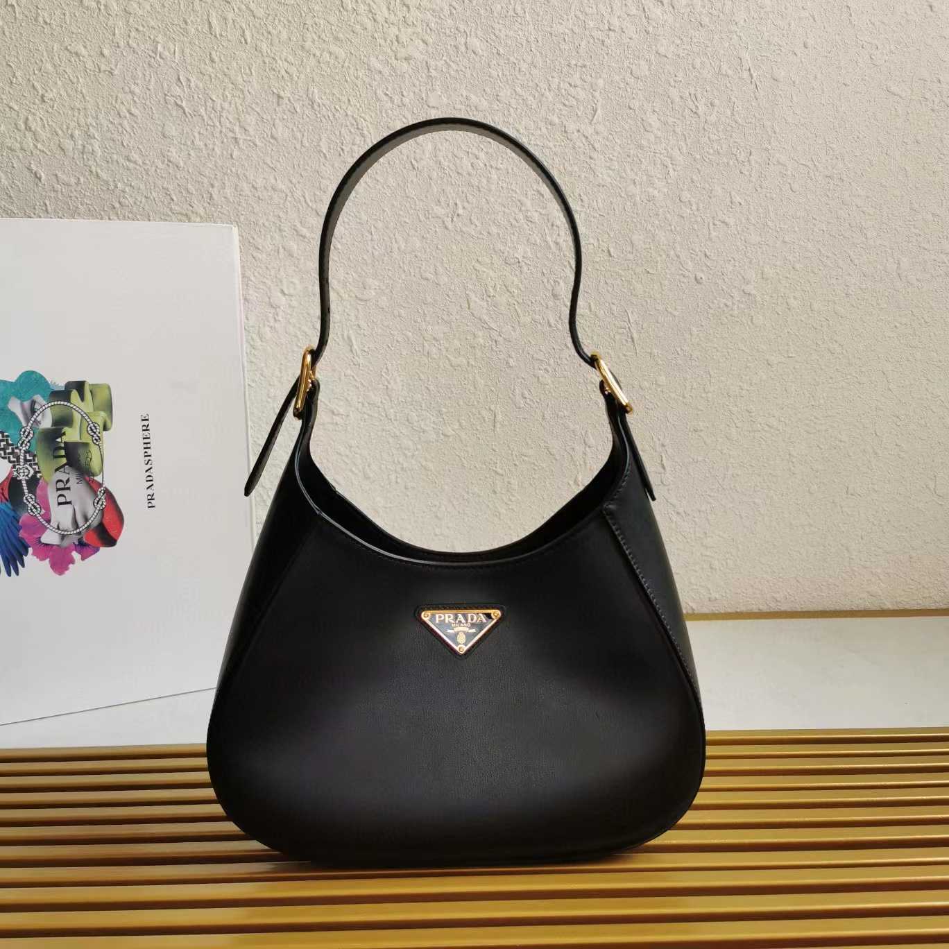 Prada Prada Cleo brushed leather shoulder bag(27-20-7cm) - PerfectKickZ