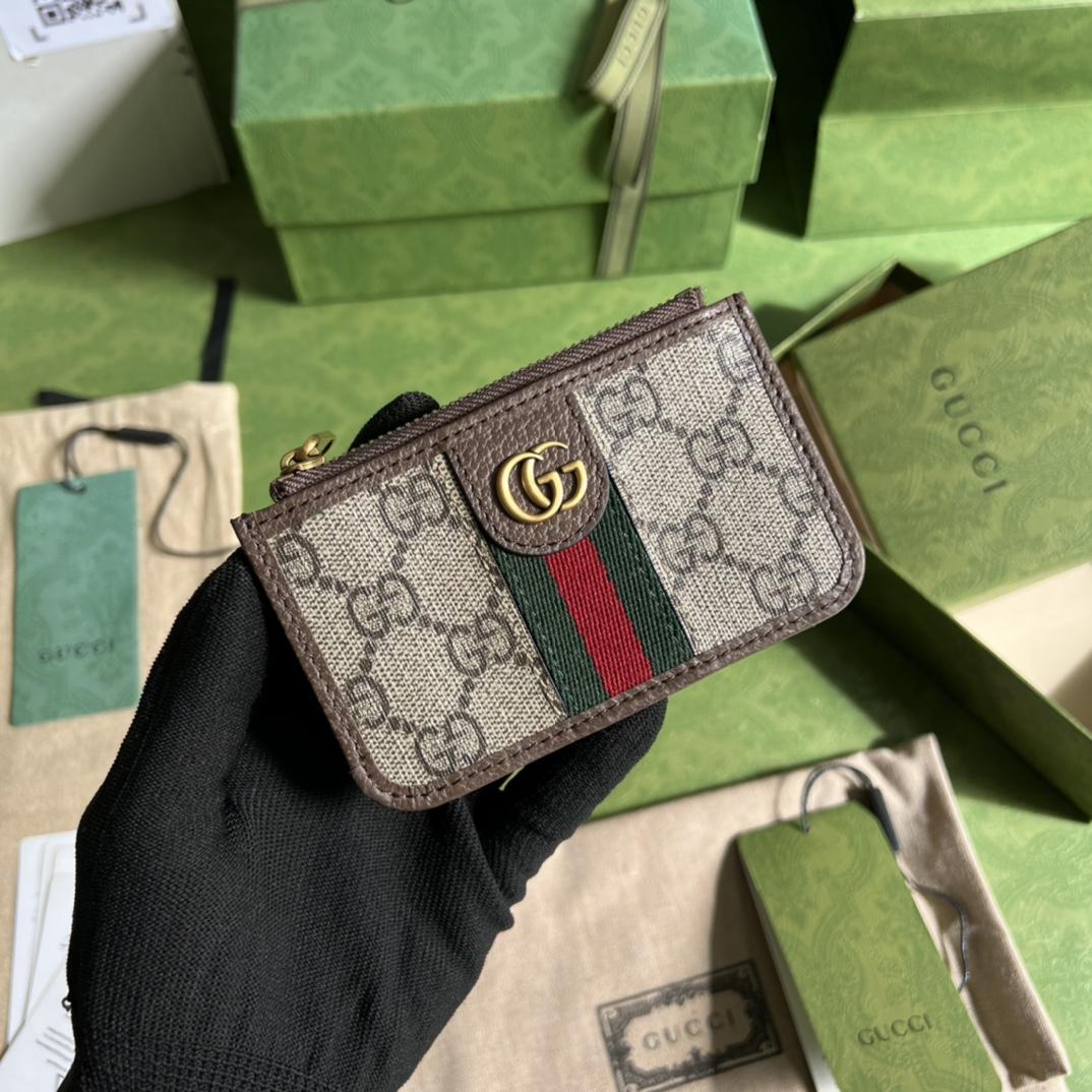 Gucci Ophidia Card Case(12-7.5-1cm) - PerfectKickZ