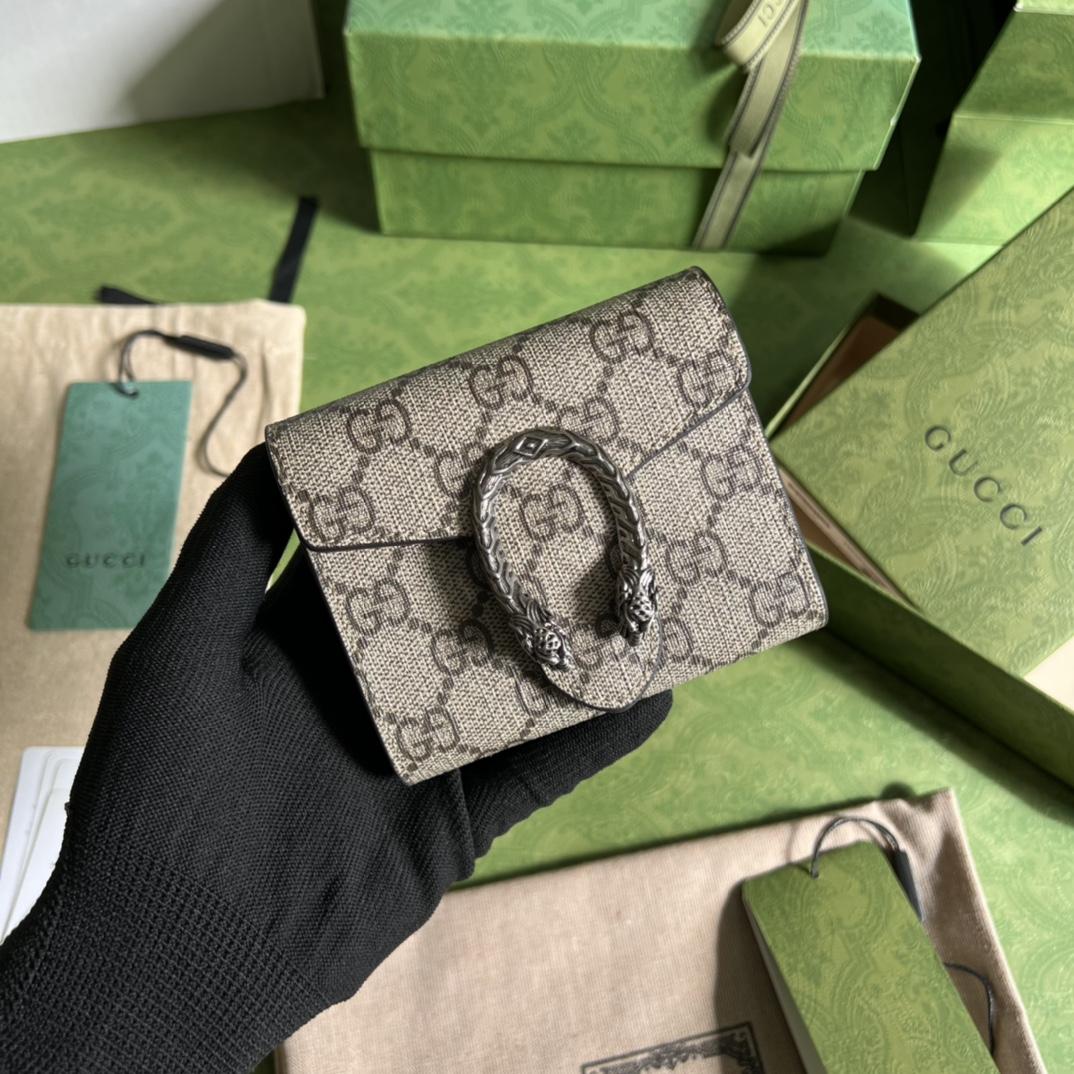 Gucci Dionysus Card Case Wallet(11-9.5-3CM) - PerfectKickZ