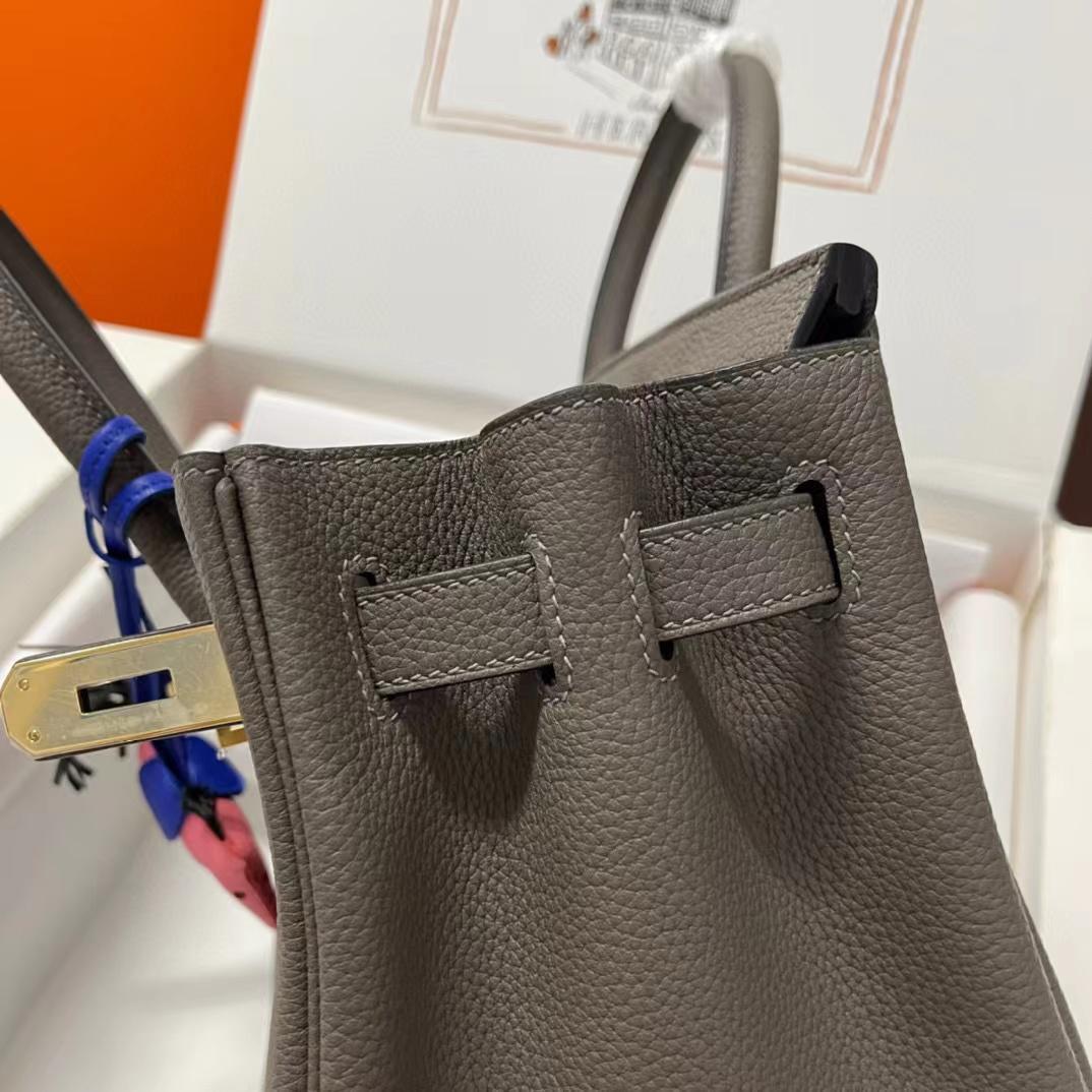 Hermes Birkin 30 Fjord Leather Handbag （30-22-16CM） - PerfectKickZ