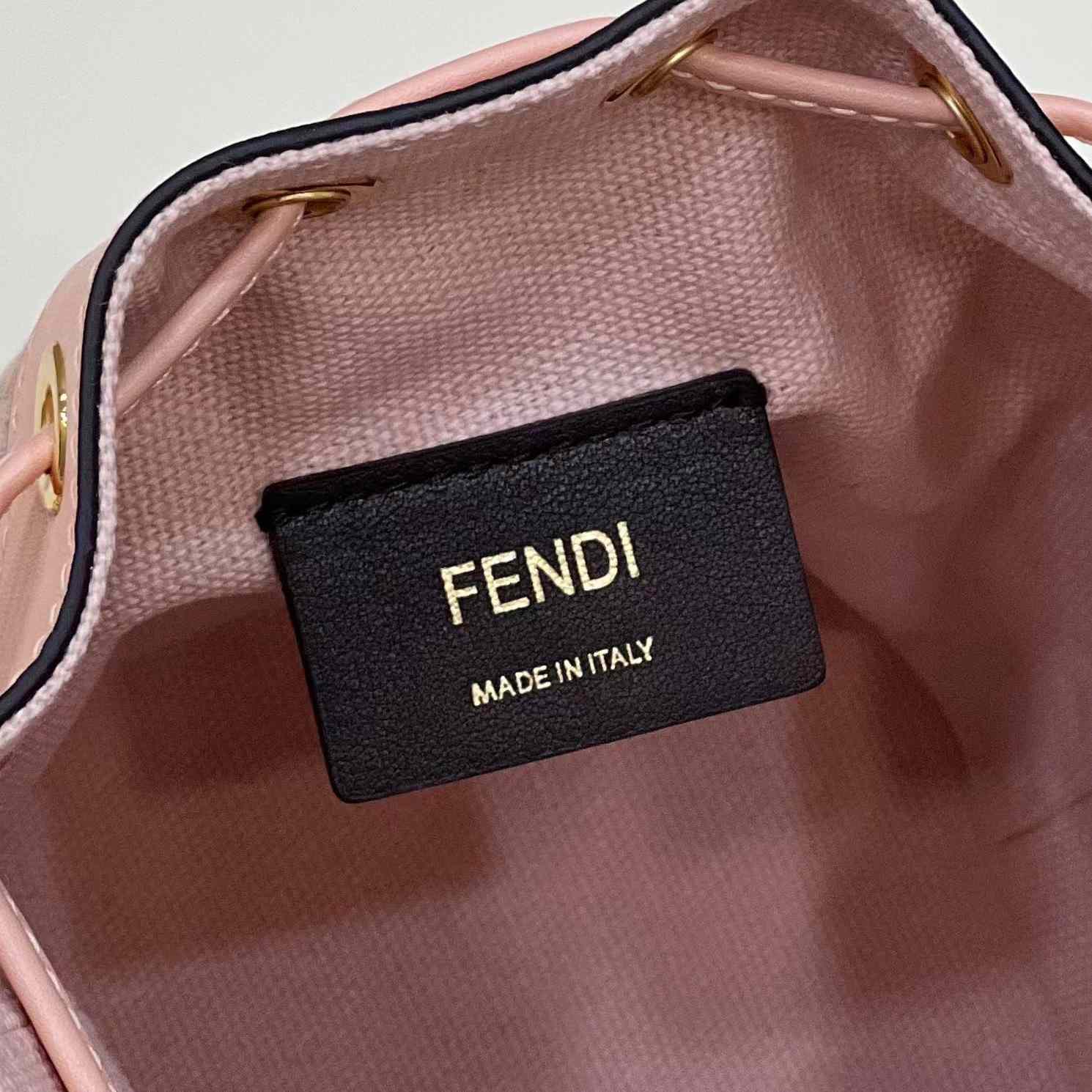 Fendi Mon Tresor Pink FF Canvas Mini-Bag (12×18×10cm)   - PerfectKickZ