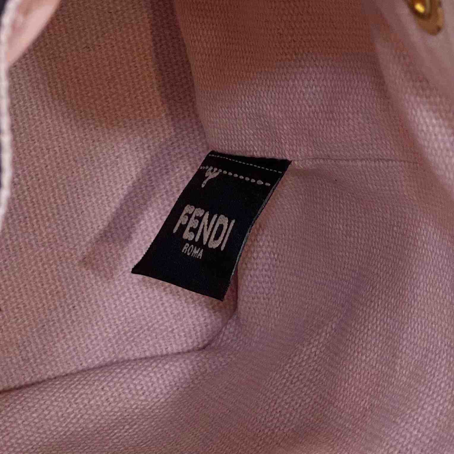 Fendi Mon Tresor Pink FF Canvas Mini-Bag (12×18×10cm)   - PerfectKickZ