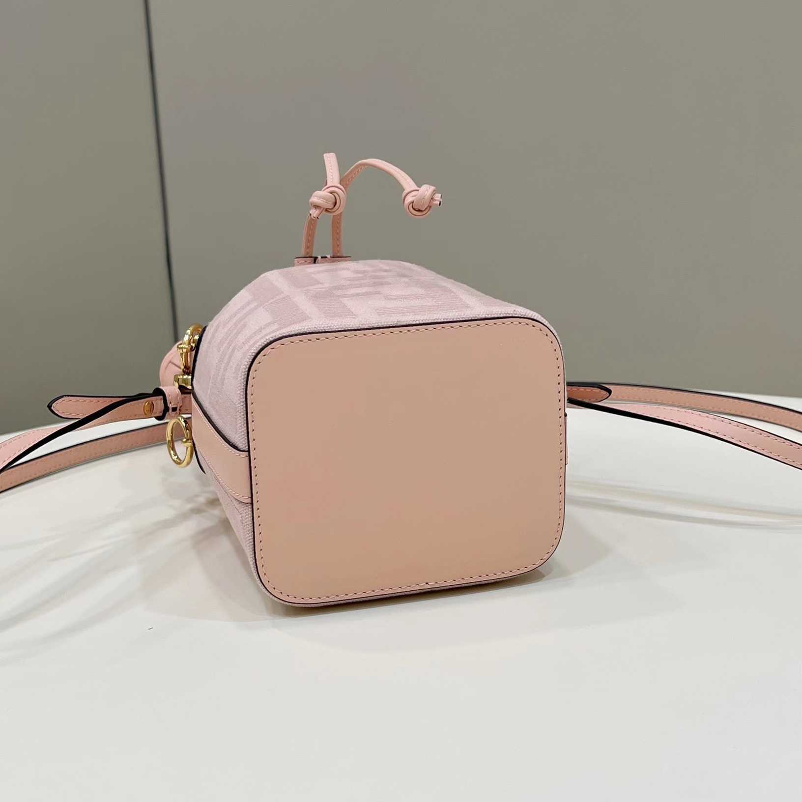 Fendi Mon Tresor Pink FF Canvas Mini-Bag (12×18×10cm)   - PerfectKickZ