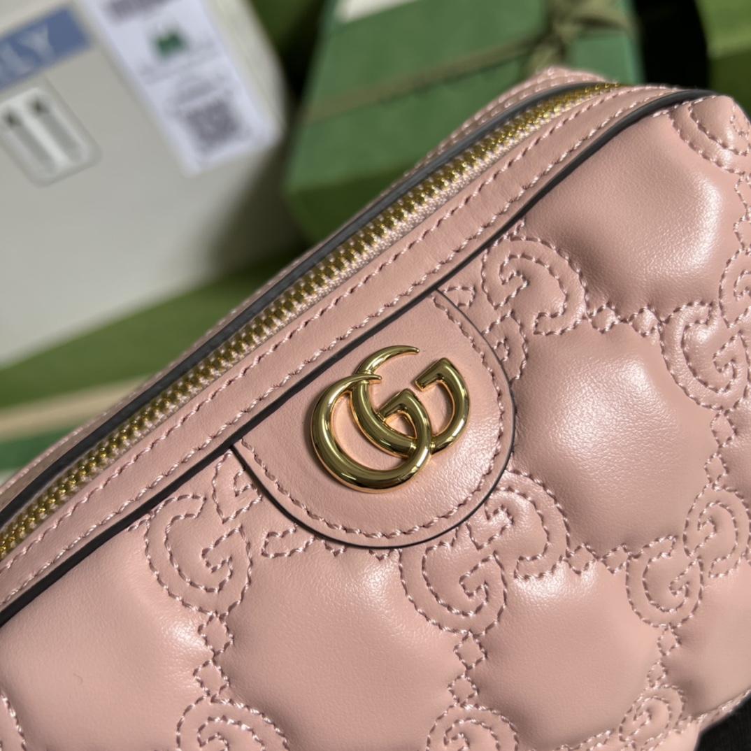 Gucci GG Matelassé Beauty Case(16*12.5*9cm) - PerfectKickZ