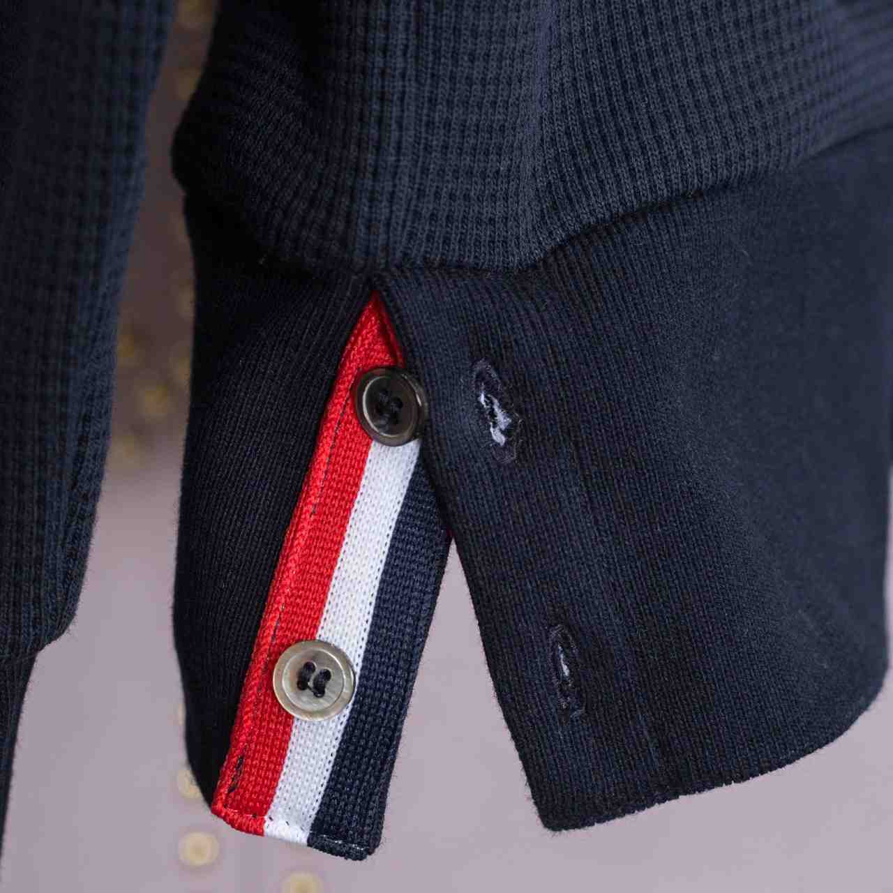 Thom Browne 4-Bar Zip-Up Cotton Hoodie - PerfectKickZ