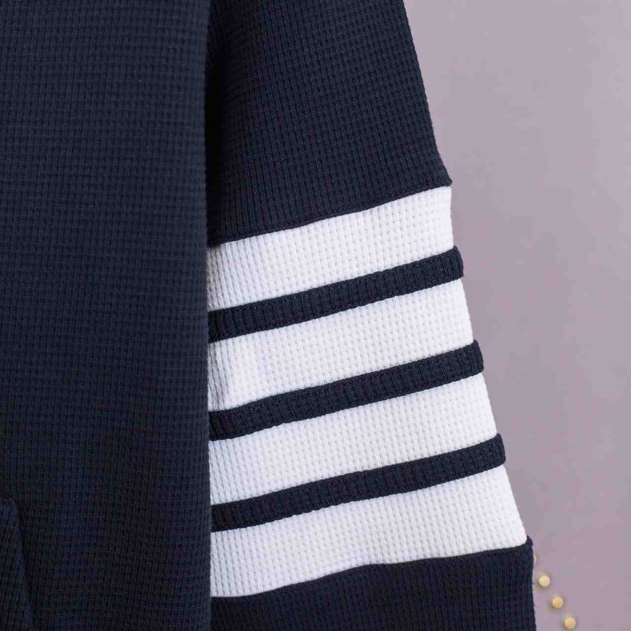 Thom Browne 4-Bar Zip-Up Cotton Hoodie - PerfectKickZ