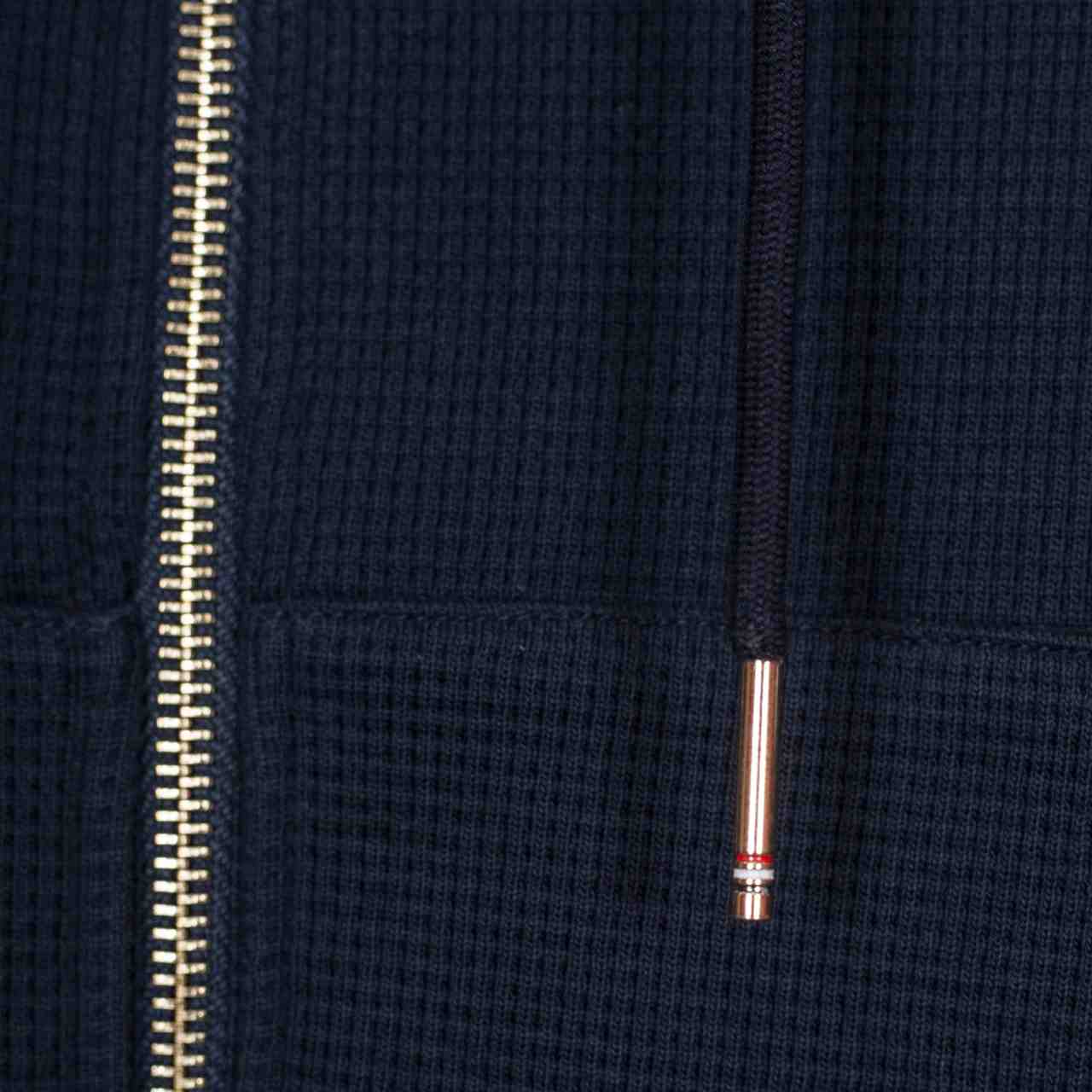 Thom Browne 4-Bar Zip-Up Cotton Hoodie - PerfectKickZ