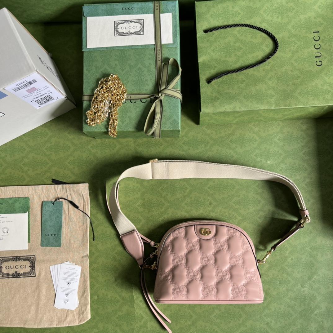 Gucci GG Matelassé Small Bag(23.5*19*8cm) - PerfectKickZ