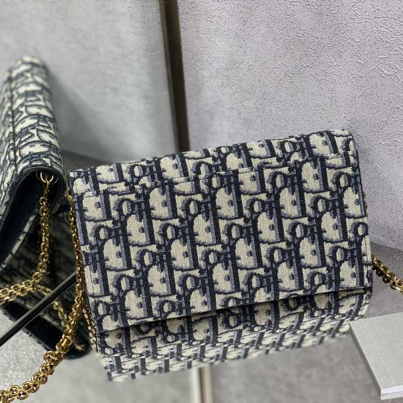 Dior Long Saddle Wallet With Chain - 
