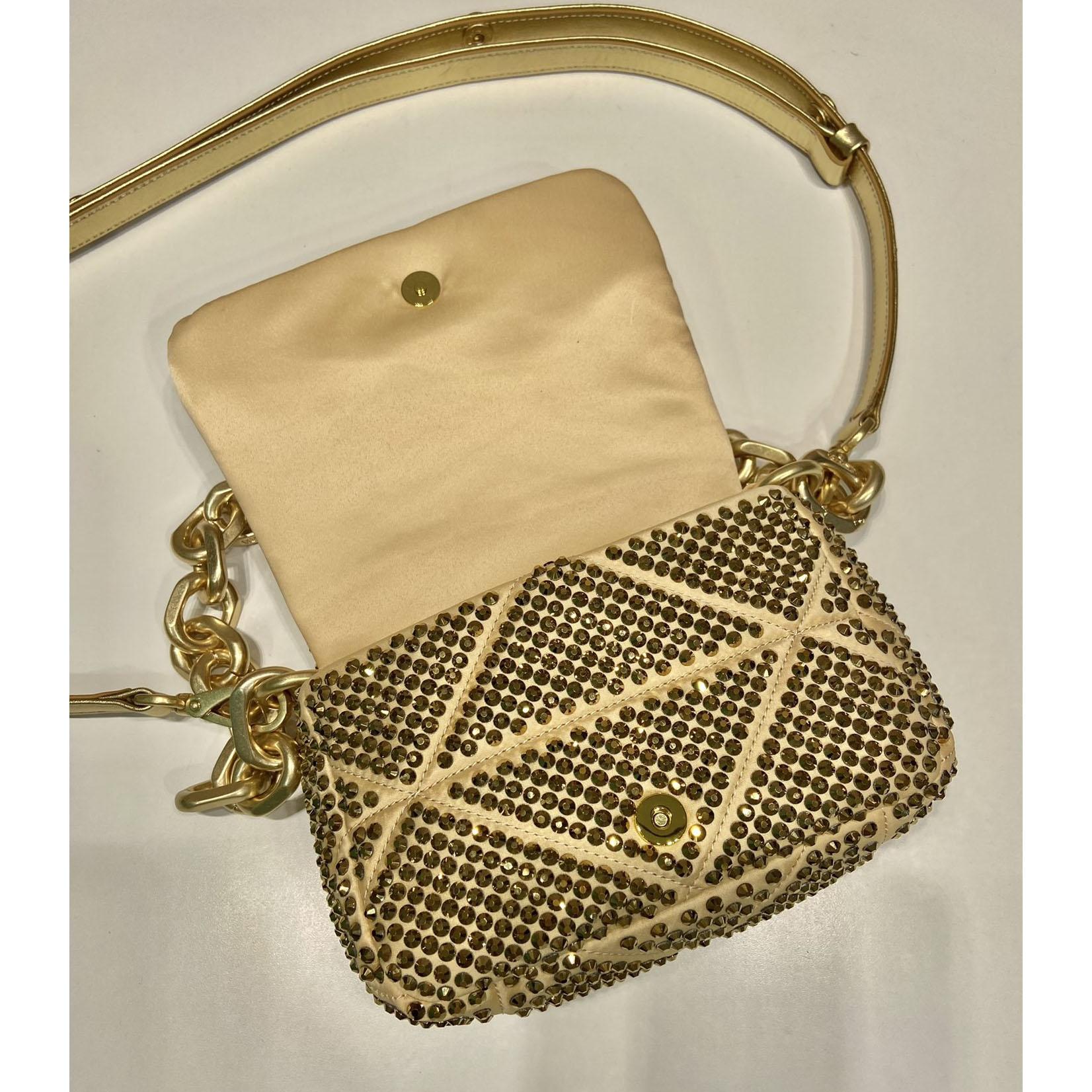Prada Satin Mini-Bag With Crystals - PerfectKickZ