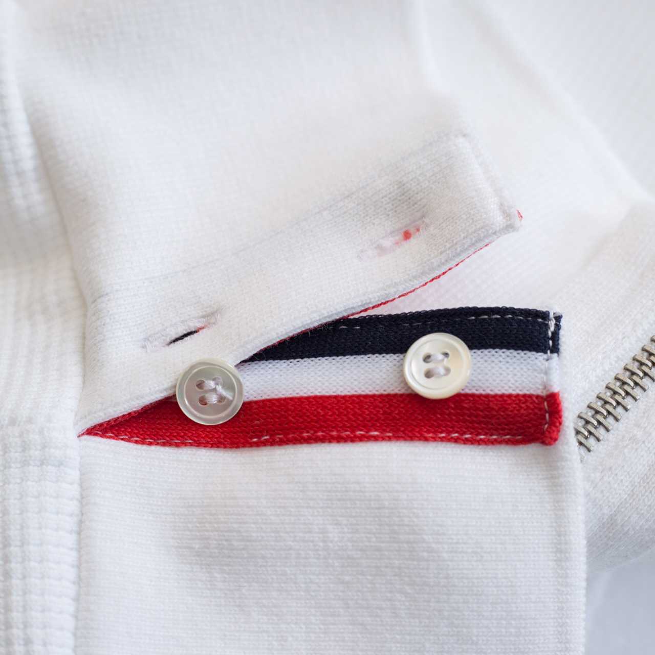 Thom Browne 4-Bar Zip-Up Cotton Hoodie - PerfectKickZ