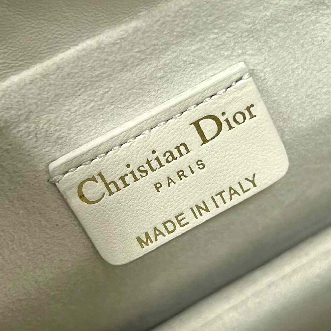 Dior Lady Dior Handle Drawstring Mini Bag - PerfectKickZ